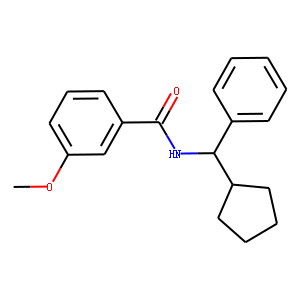 N-[Cyclopentyl(phenyl)methyl]-3-methoxybenzamide