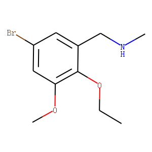 N-(5-Bromo-2-ethoxy-3-methoxybenzyl)-N-methylamine