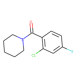 1-(2-Chloro-4-fluorobenzoyl)piperidine