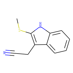 [2-(Methylsulfanyl)-1H-indol-3-yl]acetonitrile