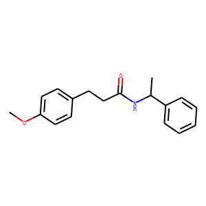 3-(4-Methoxyphenyl)-N-(1-phenylethyl)propanamide