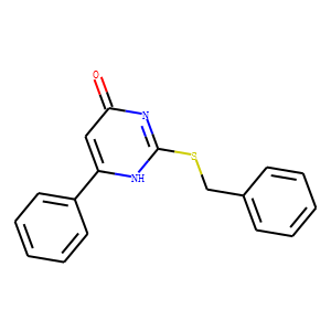 2-Benzylsulfanyl-6-phenyl-1H-pyrimidin-4-one