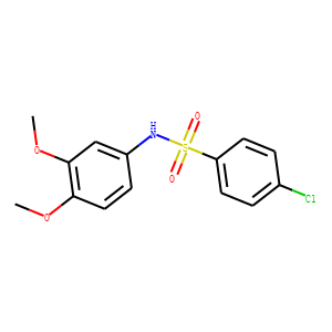 4-Chloro-N-(3,4-dimethoxyphenyl)benzenesulfonamide