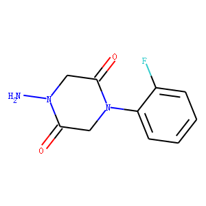1-Amino-4-(2-fluorophenyl)piperazine-2,5-dione