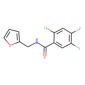2-Chloro-4,5-difluoro-N-(2-furylmethyl)benzamide