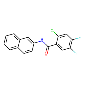 2-Chloro-4,5-difluoro-N-naphthalen-2-ylbenzamide