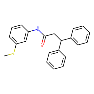 N-(3-Methylsulfanylphenyl)-3,3-diphenylpropanamide