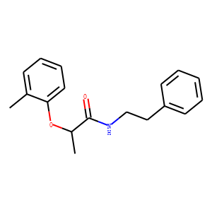 2-(2-Methylphenoxy)-N-(2-phenylethyl)propanamide
