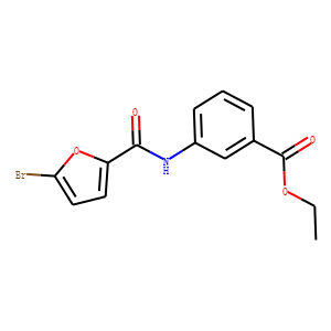 Ethyl 3-[(5-bromofuran-2-carbonyl)amino]benzoate