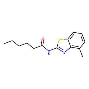 N-(4-Methyl-1,3-benzothiazol-2-yl)hexanamide