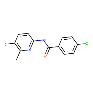 4-Chloro-N-(5-iodo-6-methylpyridin-2-yl)benzamide