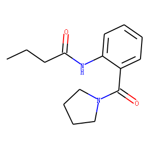 N-[2-(Pyrrolidine-1-carbonyl)phenyl]butanamide