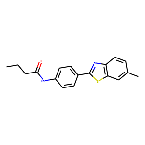 N-[4-(6-Methylbenzothiazol-2-yl)phenyl]butanamide
