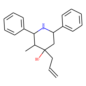 3-Methyl-2,6-diphenyl-4-prop-2-enylpiperidin-4-ol