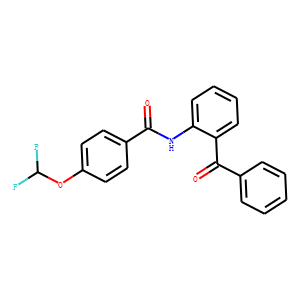 N-(2-Benzoylphenyl)-4-(difluoromethoxy)benzamide