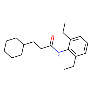 3-Cyclohexyl-N-(2,6-diethylphenyl)propanamide