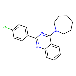 4-(Azepan-1-yl)-2-(4-chlorophenyl)quinazoline