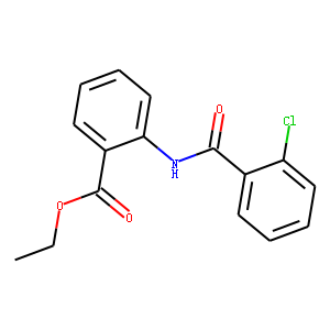 Ethyl 2-[(2-chlorobenzoyl)amino]benzoate