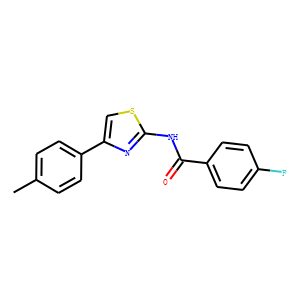 4-Fluoro-N-(4-p-tolyl-thiazol-2-yl)-benzamide