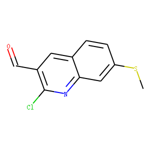 2-Chloro-7-methylsulfanylquinoline-3-carbaldehyde