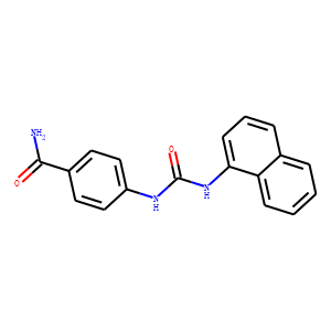 4-(Naphthalen-1-ylcarbamoylamino)benzamide
