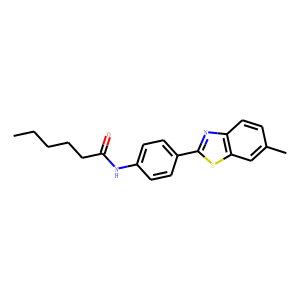 N-[4-(6-Methylbenzothiazol-2-yl)phenyl]hexanamide