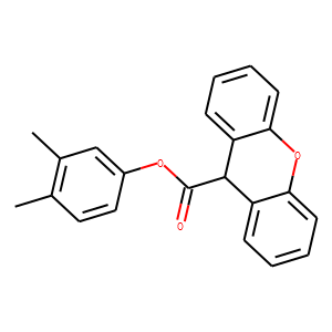 (3,4-Dimethylphenyl) 9H-xanthene-9-carboxylate