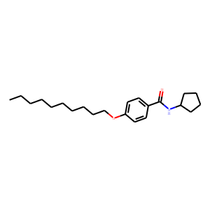 N-Cyclopentyl-4-decoxybenzamide