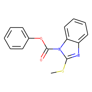 Phenyl 2-methylsulfanylbenzimidazole-1-carboxylate