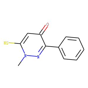 1-Methyl-3-phenyl-6-sulfanylpyridazin-4-one