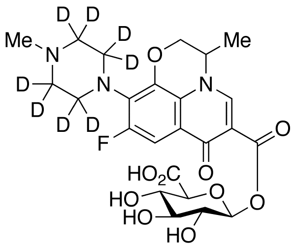 Ofloxacin-d8 Acyl-β-D-glucuronide(Mixture of Diastereomers)