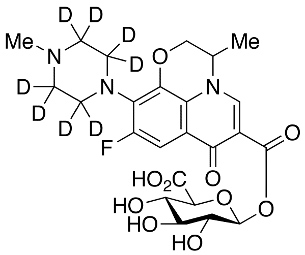 Ofloxacin-d8 Acyl-β-D-glucuronide(Mixture of Diastereomers)