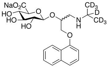 rac Propranolol-d7 β-D-Glucuronide Sodium Salt
