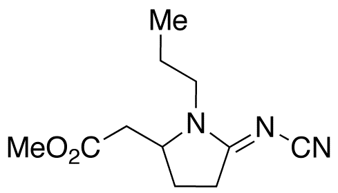 rac N-Propyl-2-cyanimidopyrrolidine-5-acetic Acid Methyl Ester