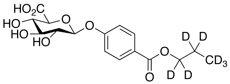 Propyl Paraben 4-Glucuronide-d7