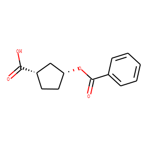 (1S,3R)-3-Benzoic acid 3-carboxycyclopentyl ester