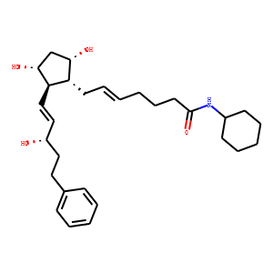 17-phenyl trinor Prostaglandin F2α cyclohexyl amide