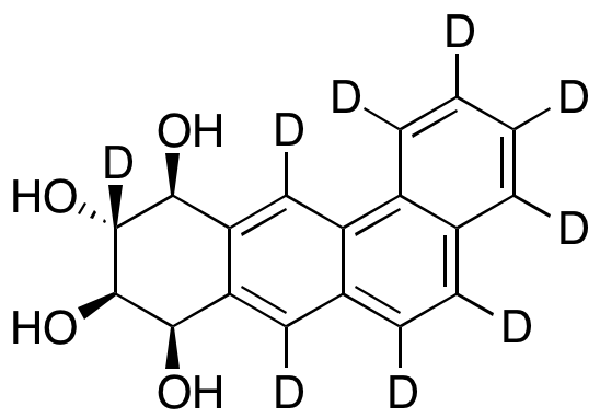 (8R,9R,10R,11S)-rel-8,9,10,11-Tetrahydrobenz[a]anthracene-8,9,10,11-tetrol-d9 (Major)