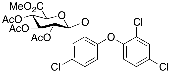 Triclosan 2,3,4-Tri-O-acetyl-O-β-D-glucuronide Methyl Ester