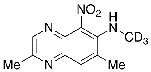 N,2,7-Trimethyl-5-nitro-6-quinoxalinamine-d3