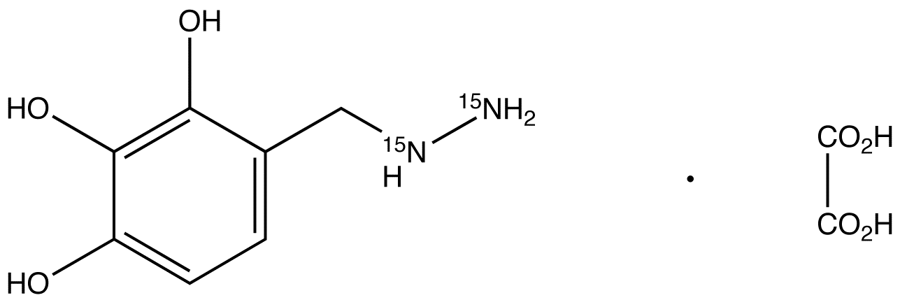 2,3,4-Trihydroxybenzylhydrazine-15N2 Oxalic Acid Salt