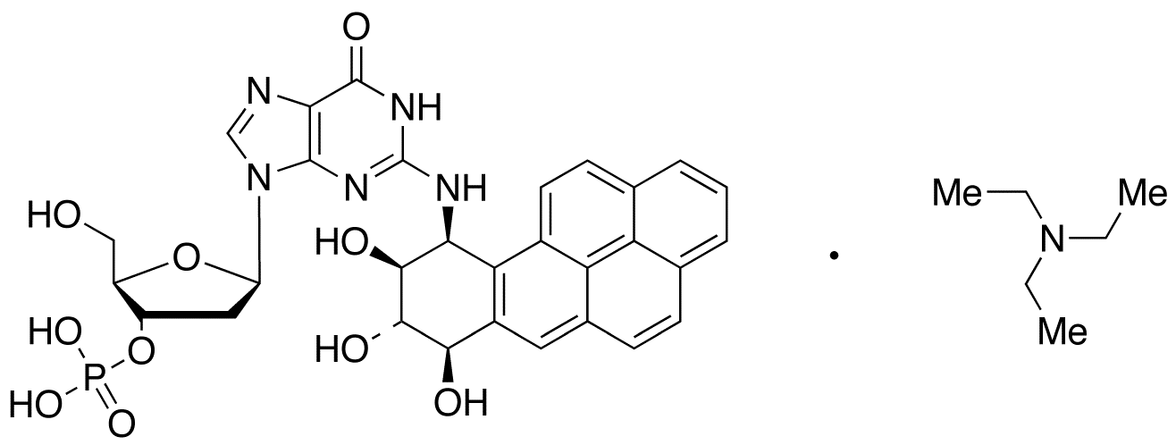 (7R,8S,9S)-Trihydroxy-10S(N2-deoxyguanosyl-3’-phosphate)-7,8,9,10-tetrahydrobenzo[a]pyrene Triethyla