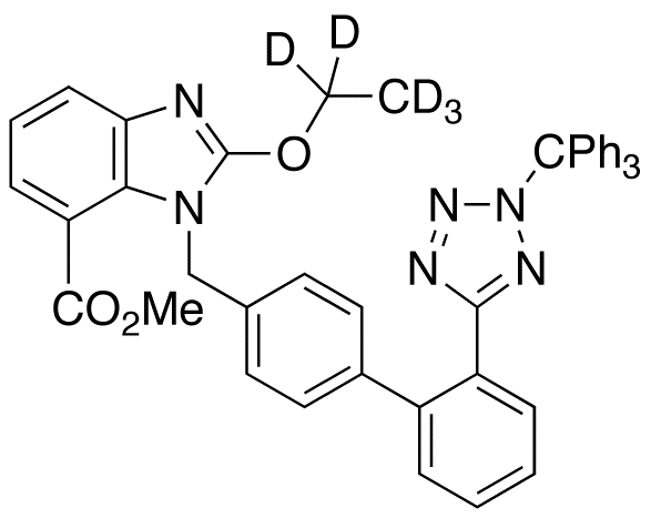 N-Trityl Candesartan Methyl Ester-d5